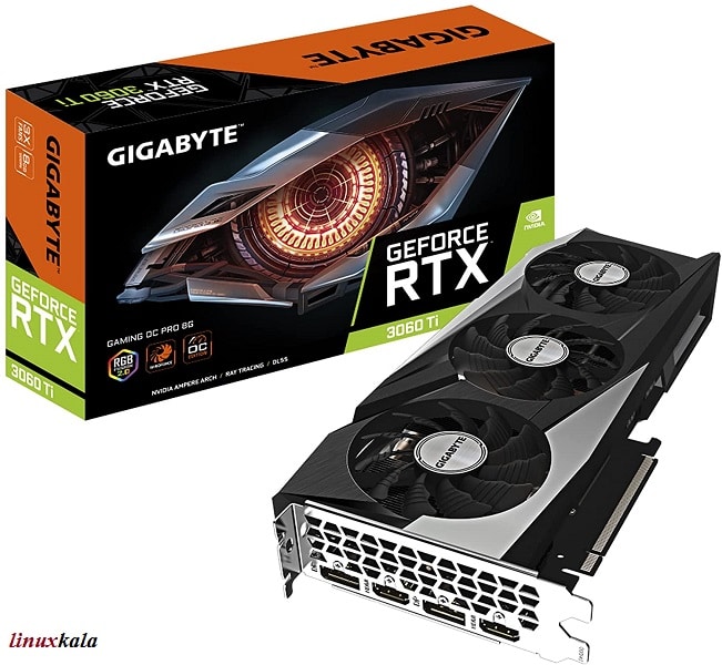 کارت گرافیک GIGABYTE GeForce RTX 3060 Ti GAMING OC PRO 8GB