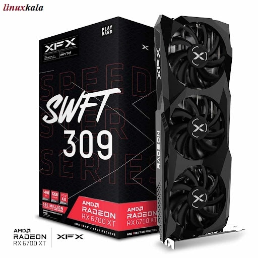 کارت گرافیک XFX Speedster SWFT309 AMD Radeon RX 6700 XT 12GB